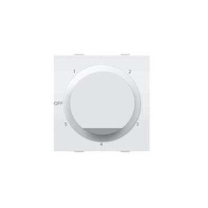 Anchor Ziva 100W 2 Module White 5 Step Fan Regulator, 68302 (Pack of 1)