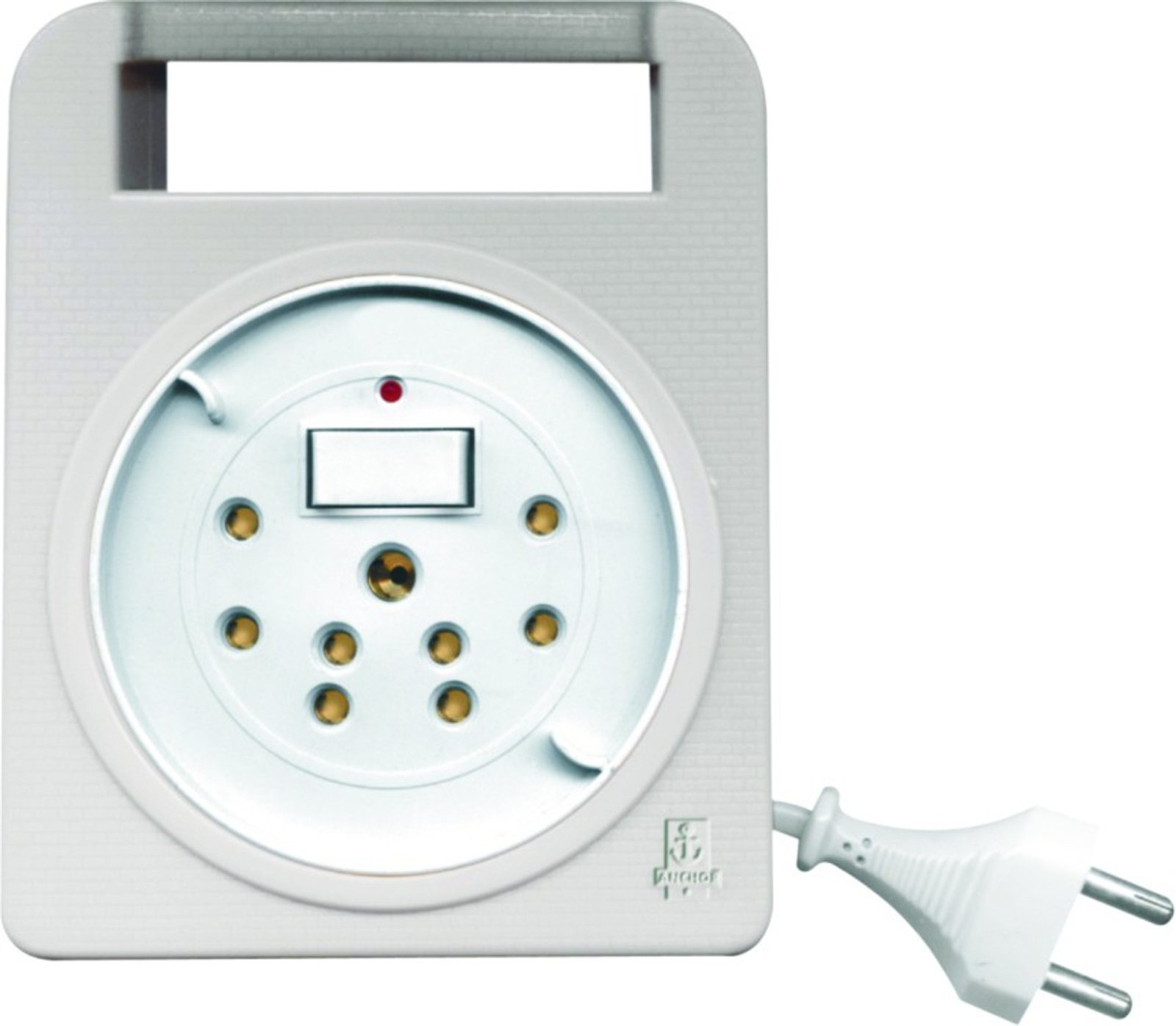 Anchor by Panasonic 6A 2 Pin Flex Box with Indicator & Handle | 8 Mtr Extension Flex Box for Home, Office (15380) - Image 4