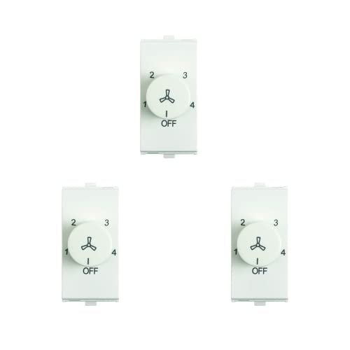 Anchor by Panasonic 65301 Penta Modular 1M 100 W Polycarbonate Tiny Step Regulator (White, Pack of 3)