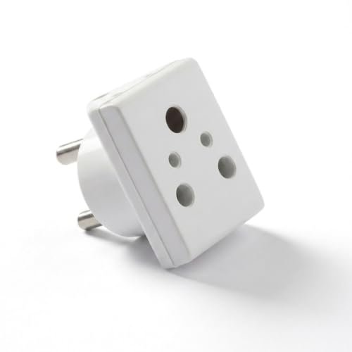Anchor by Panasonic Pilot 16A 3 Pin Multiplug Adapter with Universal Socket | 3 Pin Multi Plug Socket (White, 3166-Pk2) - Image 2