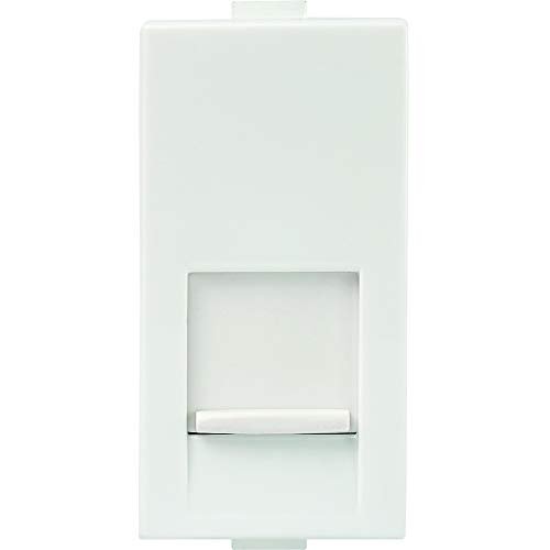 Anchor by Panasonic Roma Plus Modular Polycarbonate Cat6 1m RJ45 Computer Socket (White, Pack of 10)