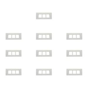 Anchor by Panasonic Penta 6 Module White Regular Cover Plate, (Pack of 10)