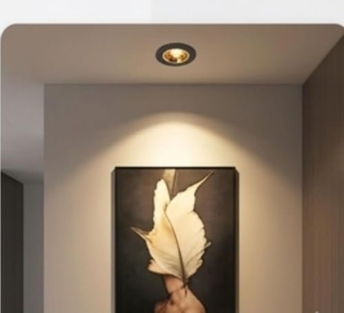GearUp 8W Streak LED Down Light BL+Copper Finish, Warm White Light, Round, Pack of 2, Recessed Ceiling LED Light, Suited for 3 inch Junction Box/Concealed Box (6500k) - Image 3
