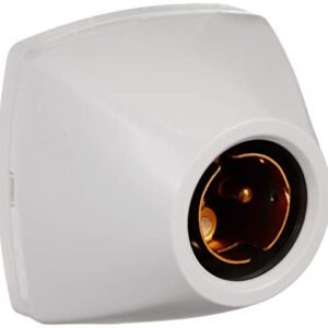 Anchor by Panasonic Fancy Batten Bulb Holder for Wall | B22 Bulb Holder for Led Bulb | Straight Sqaure B22 Holder Bulb Socket (Pack of 20, 39685)