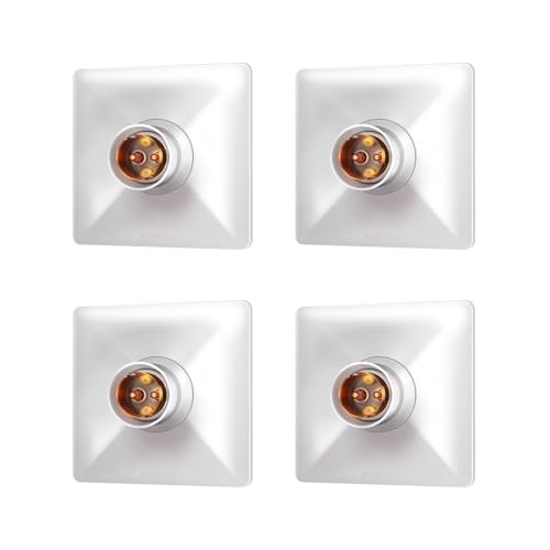 Anchor by Panasonic Modular Bulb Holder Batten Type, ISI Certified, Ideal for Wall Mount ??? White (Pack of 4)