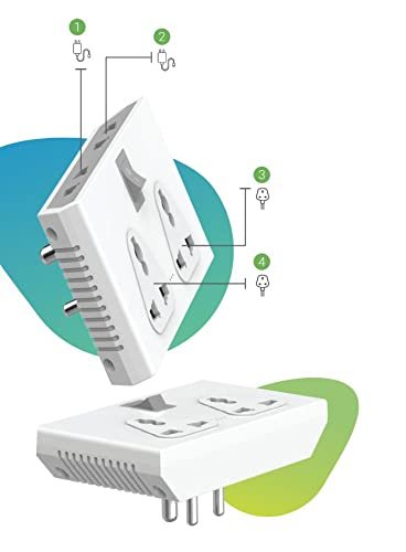 Cona Smyle Share Multiplug (4 Sockets) with LED Indicator, MP 5024 - Image 4