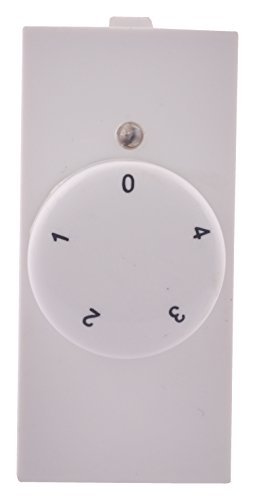 GEARUP Plastic LED Modular Fan Regulator 4 Step (White)