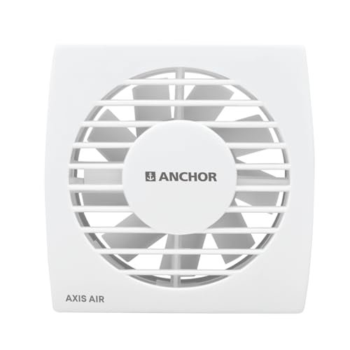 Anchor By Panasonic Axis Air 150mm Plastic Ventilation Fan |Exhaust Fan for Home, Office, Kitchen and Bathroom (White) - Image 2