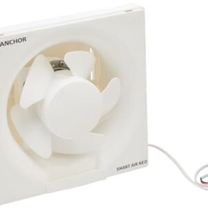 anchor by panasonic Smart Air Neo 200mm, High Speed Motor Exhaust Fan For Kitchen, Bathroom With 1300 Rpm (White, 1 Piece) (14180WH / 13048WH)
