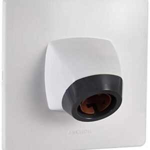 Anchor by Panasonic Modular Bulb Holder Angle Type, ISI Certified, Ideal for Wall Mount ??? White (Pack of 2)
