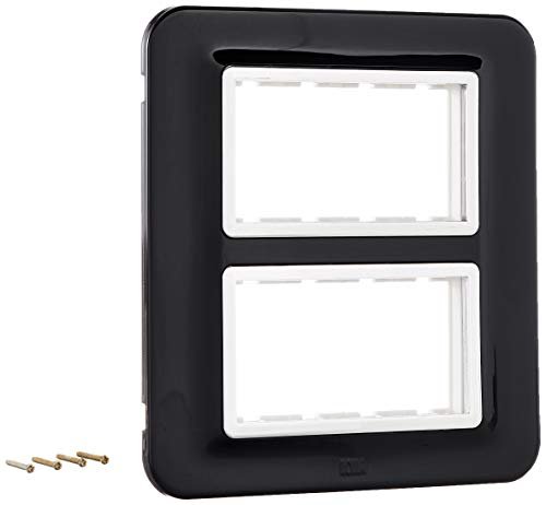 Anchor By Panasonic 66888LBC Roma Urban Modular Polycarbonate 8M Curve (Lamp Black, Pack of 5)