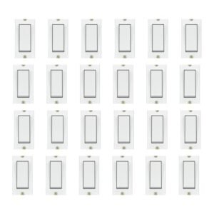 Anchor by Panasonic Penta 6A 1 Way Deluxe Switch for Switch Board and Electrical Board, IP20, White (14125-30)