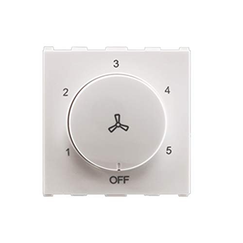 Anchor by Panasonic 66502 100W, Step Fan Regulator, 2Modular (White, Pack of 2)