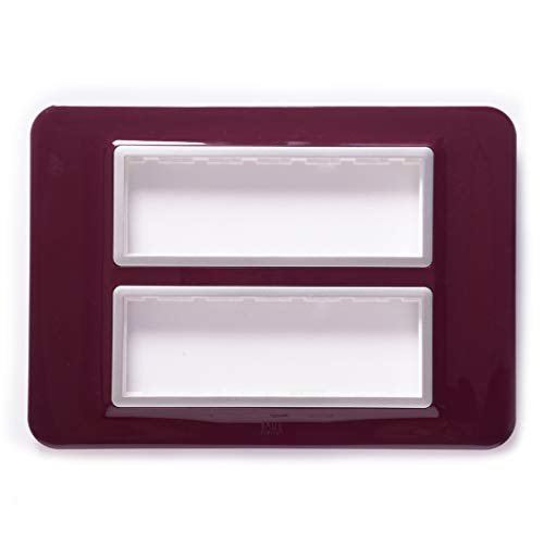 Anchor By Panasonic 66812OMS Roma Urban Modular Polycarbonate 12M Curve (Oriental Maroon, Pack of 5)