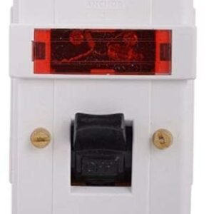 Anchor Polycarbonate Surface DP Switch with Neon WH, 32A, White 39094 (Pack of 6)