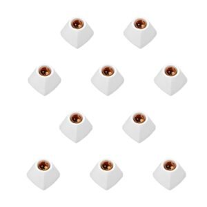 Anchor by Panasonic Fancy Lamp Holder Batten Type, White, ISI Certified, Ideal for Ceiling/Wall Use with Standard Bulbs ??? Pack of 10