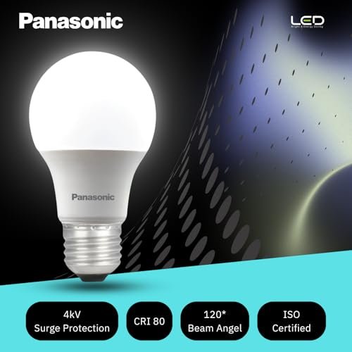 Panasonic Dura Saver 9W Bulb, E27 LED Bulb Base For Home & Office, 1 Year Warranty, Energy Efficiet, 6500K Cool Daylight (Pack of 2) - Image 3