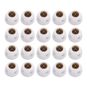 Anchor by Panasonic Fancy Lamp Holder Batten Type, White, ISI Certified, Ideal for Ceiling/Wall Use with Standard Bulbs ??? Pack of 20