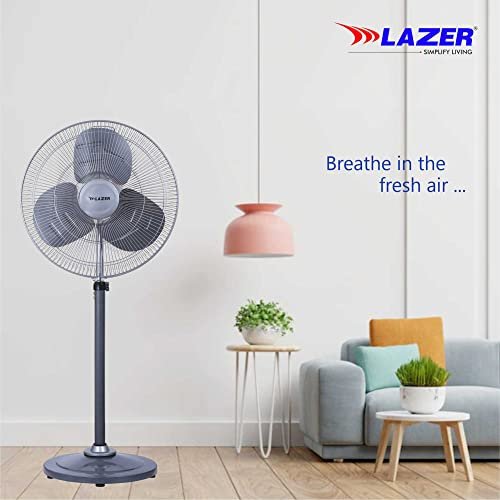 Lazer Sukhoi DLX 500mm Farrata Pedestal Fan (Marvel Grey) - Image 5