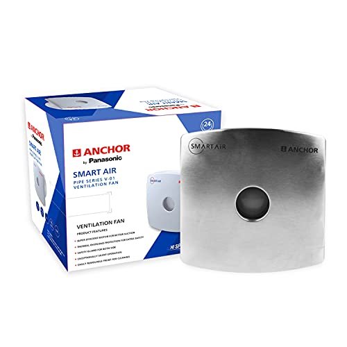 anchor by panasonic 14031SS Smart Air 150mm Ventilation Fan (Steel Grey) - Image 2