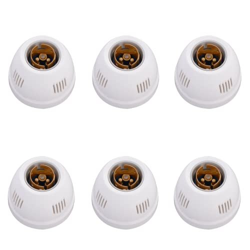 Anchor by Panasonic Round Batten Bulb Holder for Wall | B22 Bulb Holder for Led Bulb | Straight B22 Holder Bulb Socket (39684)