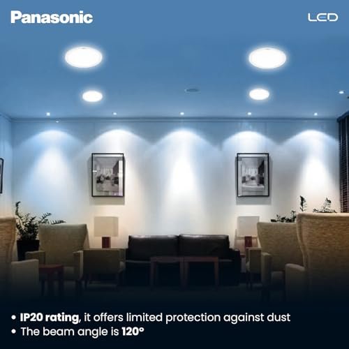 Panasonic 15 Watt LED PC Downlighter, Round False Ceiling Downlight for Home, Office with Cutout 150mm, Cool White Ceiling Downlight (PDLM01157R3) - Image 3