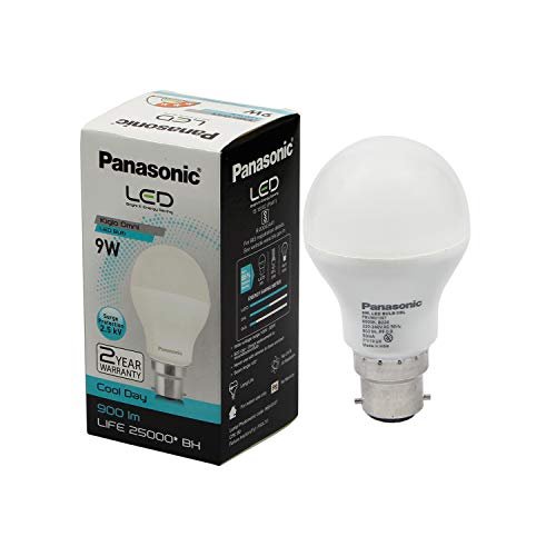 Panasonic 9W B22 LED Cool Day Light Bulb, Pack of 2 - Image 2