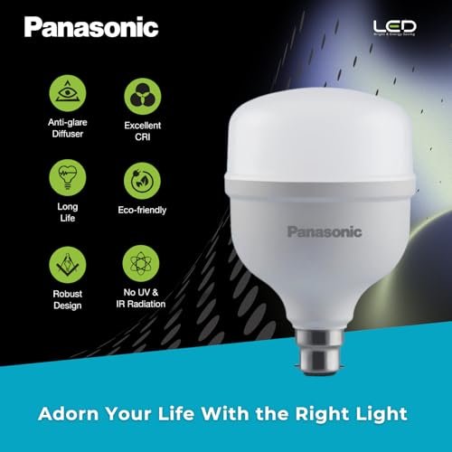 Panasonic 50W B22 LED Cool Day Light Bulb, Pack of 1, (PBUM04507-pk1) - Image 6