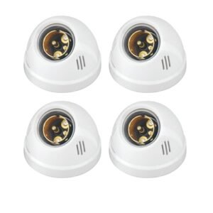 Anchor by Panasonic 6A Angle Lamp Holder fancy type 240V (Ivory, Pack of 4)