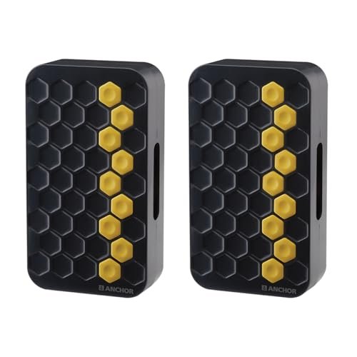 Anchor by Panasonic Ding Dong Door Bells Dual Tone aesthetics Home 240V (Black, Pack of 2)