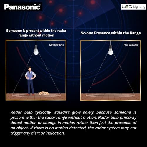 Panasonic 9 Watt Motion Sensor Led B22D Bulb for Home with 3 Mtr Radius Sensor Area, Auto Off After 15 Sec, 1 Yr Warranty - Image 4