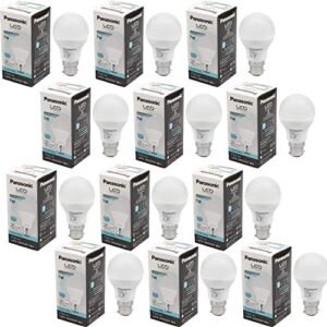 Panasonic Base B22 7-Watt LED Bulb (Cool Day Light, Pack of 12, White)