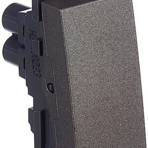 Anchor by Panasonic Penta Modular Polycarbonate 1m 6AX 1-Way Switch (Black) (Pack of 5)