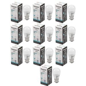Panasonic Base B22 3-Watt Cool Day Light LED Bulb (White)- Pack of 10